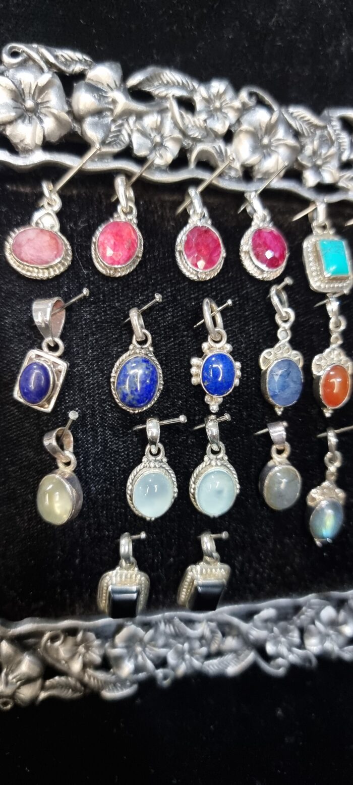 colgante plata